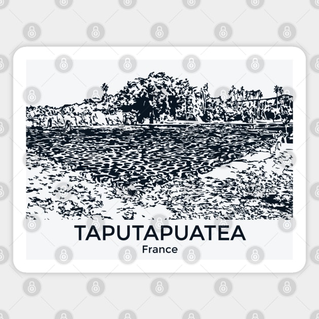 Taputapuātea - France Magnet by Lakeric
